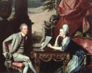 John Singleton Copley mr.and mrs.ralph lzard(alice delancey) oil on canvas